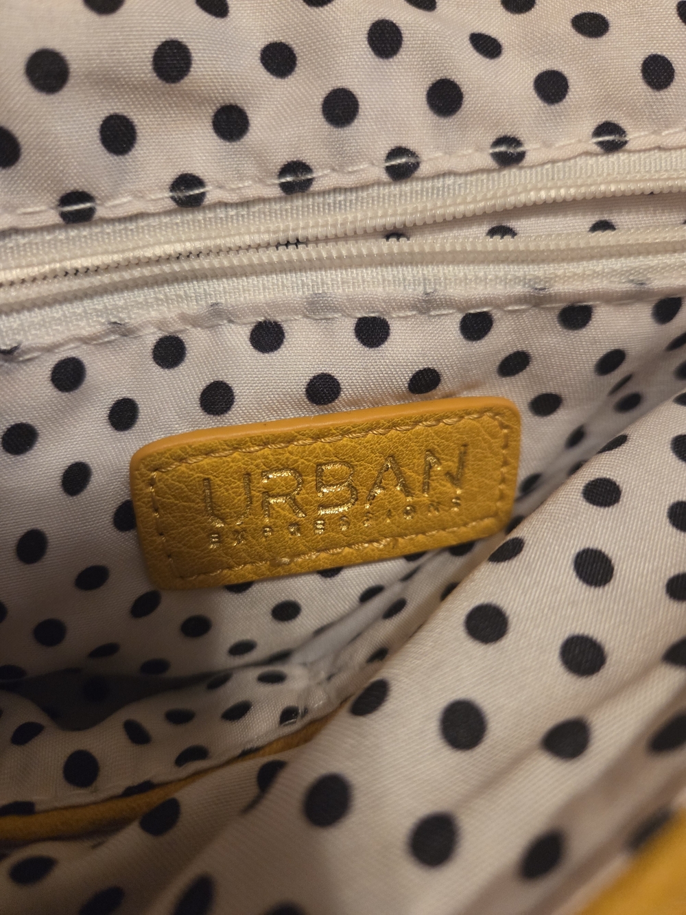 Urban Expressions Yellow Chain Strap Crossbody Bag - Women's Shoulder Purse - Picture 6 of 9